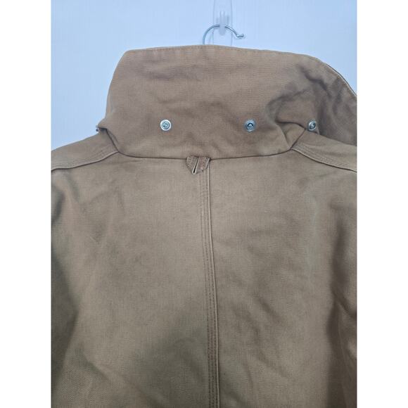 Carhartt Men’s Duck Canvas Arctic Winter Coat Brown 48R-XL USA Hooded Jacket - Picture 13 of 13